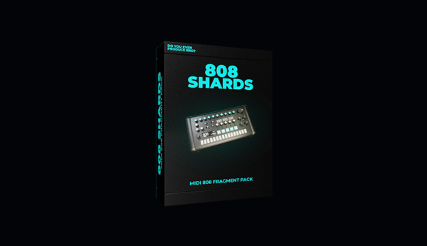 808 Shards MIDI pack from DoYouEvenProduceBro? featuring customizable 808 patterns for trap and hip-hop production.